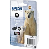 Epson Polar bear Cartucho 26 negro foto, Tinta Rendimiento estándar, Tinta a base de colorante, 4,7 ml, 200 páginas, 1 pieza(s)