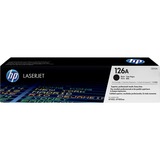 HP Cartucho de tóner original LaserJet 126A negro negro, 1200 páginas, Negro, 1 pieza(s), Minorista