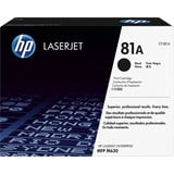 HP Cartucho de tóner original LaserJet 81A negro 10500 páginas, Negro, 1 pieza(s)