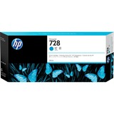 HP Cartucho de tinta DesignJet 728 cian de 300 ml Tinta a base de colorante, 300 ml, 1 pieza(s)