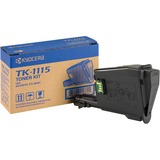 Kyocera TK-1115 cartucho de tóner 1 pieza(s) Original Negro 1600 páginas, Negro, 1 pieza(s)