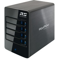 HighPoint RocketStor 6314B TB 2 to TB 3, Caja de unidades negro