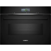 Siemens CM776GKB1, Horno negro/Acero fino