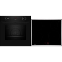 Neff BX36IB, Juego para horno negro/Acero fino