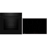 Neff BX18IB, Juego para horno negro/Acero fino