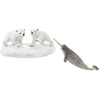 Schleich Vida Salvaje Polar Playground, Muñecos 3 año(s), Gris, Blanco