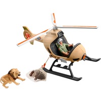 Schleich Vida Salvaje Animal rescue helicopter, Muñecos 3 año(s), Multicolor