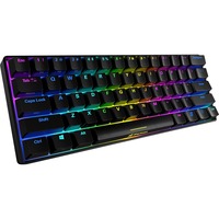 Sharkoon SGK50 S4 teclado USB QWERTY Inglés de EE. UU. Negro, Teclado para gaming negro, 60%, USB, QWERTY, LED RGB, Negro