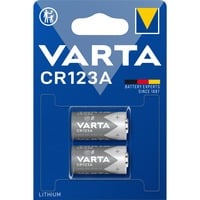 VARTA -CR123A-2 Pilas domésticas, Batería Batería de un solo uso, CR123A, Litio, 3 V, 2 pieza(s), 1600 mAh