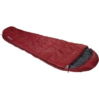 High Peak TR 350, Saco de dormir rojo oscuro/Gris