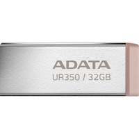 ADATA UR350-32G-RSR/BG, Lápiz USB níquel/Marrón