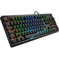 Sharkoon SKILLER SGK30 teclado USB QWERTY Italiano Negro, Teclado para gaming negro, Completo (100%), USB, Interruptor mecánico, QWERTY, LED RGB, Negro