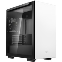 DeepCool Macube 110 Blanco Cristal Templado Lateral, Cajas de torre blanco, Midi Tower, PC, Blanco, micro ATX, Mini-ITX, Acrilonitrilo butadieno estireno (ABS), SPCC, Vidrio templado, Juego