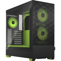 Fractal Design Pop Air Torre Negro, Verde, Cajas de torre negro/Verde, Torre, PC, Negro, Verde, ATX, micro ATX, Mini-ITX, Acero, Vidrio templado, Multi