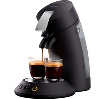 Philips CSA220/60, Cafetera monodosis negro (mate)/Plateado