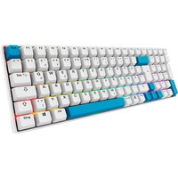 Sharkoon SKILLER SGK50 S2 PBT, Teclado para gaming blanco