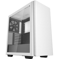 DeepCool CK500 Midi Tower Blanco, Cajas de torre blanco, Midi Tower, PC, Blanco, ATX, micro ATX, Mini-ITX, EATX, ABS, Vidrio templado, SPCC, 17,5 cm