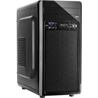 Inter-Tech MC-02 Micro Torre Negro, Cajas de torre negro, Torre, PC, Negro, micro ATX, 30,5 cm, 120 mm