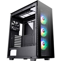 Thermaltake Divider 500 TG ARGB Midi Tower Negro, Cajas de torre negro, Midi Tower, PC, Negro, ATX, micro ATX, Mini-ITX, SPCC, 17 cm