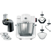 Bosch MUMS6EW13D, Robot de cocina blanco/Acero fino