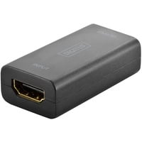 Digitus HDMI REPEATER, Repetidor HDMI, HDMI, Negro, ABS sintéticos, 30 m, 30 Hz