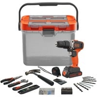 BLACK+DECKER BCKSB02-QW, Martillo atornillador naranja/Negro