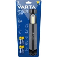 VARTA Work Flex LED Negro, Luz de trabajo negro, LED, IPX4, Negro