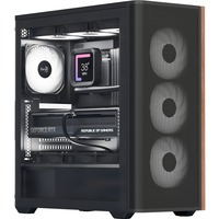 Aerocool ACCM-DS01043.11, Cajas de torre negro/Madera