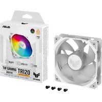 ASUS TUF GAMING TR120 ARGB, Ventilador blanco/Transparente