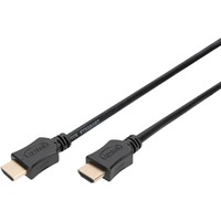 Digitus AK-330107-050-S, Cable negro