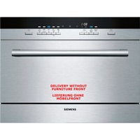 Siemens iQ500 SK75M522EU lavavajilla Semi integrado 6 cubiertos F, Lavavajillas acero fino, Semi integrado, Tamaño completo (60 cm), Metálico, Metálico, Botones, 1,75 m