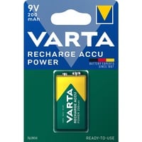 VARTA -56722/1 Pilas domésticas, Batería Batería recargable, 9V, Níquel-metal hidruro (NiMH), 8,4 V, 1 pieza(s), 200 mAh