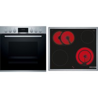 Bosch HEB513BS0, Juego de cocina acero fino