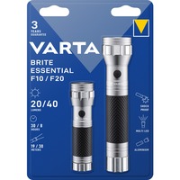 VARTA 15628101402, Linterna plateado/Negro