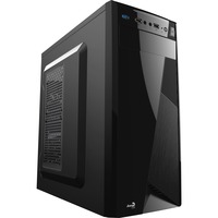 Aerocool CS‐1101 Midi Tower Negro, Cajas de torre negro, Midi Tower, PC, Negro, ATX, micro ATX, Mini-ATX, Acero, 15 cm