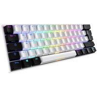 Sharkoon SGK50 S4 teclado USB QWERTZ Alemán Blanco, Teclado para gaming blanco/Negro, 60%, USB, QWERTZ, LED RGB, Blanco