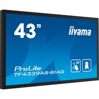 iiyama TF4339AS-B1AG, Pantalla de gran formato negro (mate)