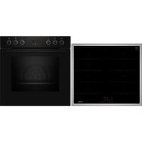 Neff EDX4IB, Juego de cocina negro/Acero fino