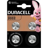 Duracell CR2032 Batería de un solo uso Litio Batería de un solo uso, CR2032, Litio, 3 V, 4 pieza(s), Plata