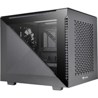 Thermaltake Divider 200 TG Air Micro Micro Torre Negro, Cajas de torre negro, Micro Torre, PC, Negro, SPCC, Vidrio templado, Juego, Azul, Verde, Rojo