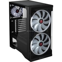 RAIJINTEK Silenos Pro Midi Tower Negro, Transparente, Cajas de torre negro, Midi Tower, PC, Negro, Transparente, ATX, micro ATX, Mini-ITX, Metal, Vidrio templado, Juego