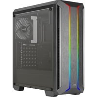 Aerocool Skyline ARGB Midi Tower Negro, Cajas de torre negro, Midi Tower, PC, Negro, ATX, micro ATX, Mini-ITX, ABS, SPCC, 15,5 cm