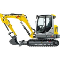 SIKU 3559, Automóvil de construcción amarillo/Gris