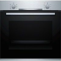 Bosch Serie 2 HBA530BR1 horno 71 L A Acero inoxidable acero fino, Medio, Horno eléctrico, 71 L, 71 L, 50 - 275 °C, 275 °C