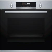 Bosch Serie 6 HBG579BS0 horno 71 L A Negro, Acero inoxidable negro/Acero fino, Medio, Horno eléctrico, 71 L, 71 L, 30 - 275 °C, 275 °C