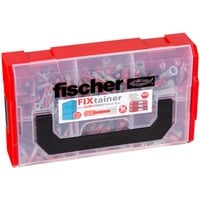 fischer 535968 caja de almacenaje Rectangular Negro, Rojo, Transparente, Pasador gris claro/Rojo, Caja de almacenaje, Negro, Rojo, Transparente, Rectangular, Monocromo