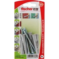 fischer UX 8x50 R S K, Pasador gris claro