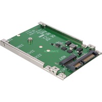 DeLOCK 62544 tarjeta y adaptador de interfaz Interno M.2 SATA, M.2, Verde, 100 mm, 70 mm, 7 mm