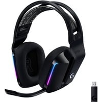 Logitech G733 Auriculares Diadema Negro, Auriculares para gaming negro, Auriculares, Diadema, Juego, Negro, Binaural, Giratorio