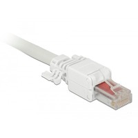 DeLOCK 86416 conector RJ-45 Blanco, Enchufe blanco, RJ-45, Blanco, Cat6, U/UTP (UTP), 18 mm, 52,8 mm